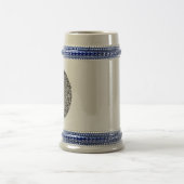 ビアマグの曼荼羅デザイン ビールジョッキ (中央)