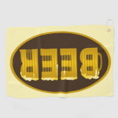 ビアマグオーバル ゴルフタオル (横)