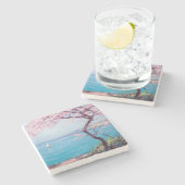 ビアリッツビーチ（バイキモンロギ） ストーンコースター (横)