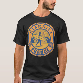 ビアリッツフランスサーフィン Tシャツ