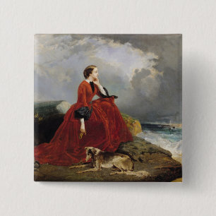 ビアリッツ1858年の皇后Eugenie 缶バッジ