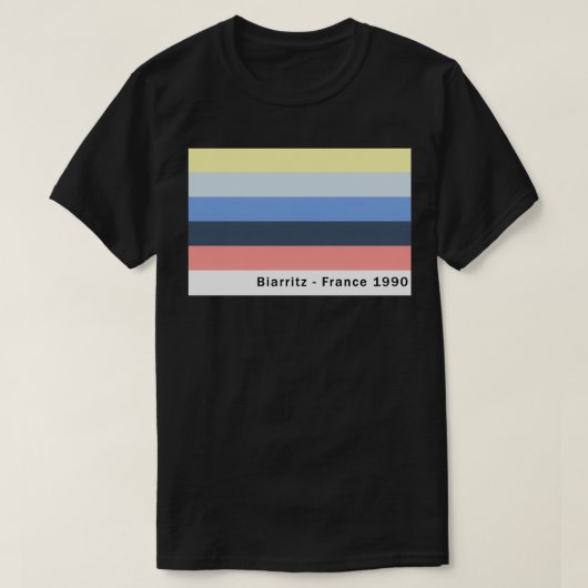 ビアリッツ1990年五輪 Tシャツ (デザイン正面)