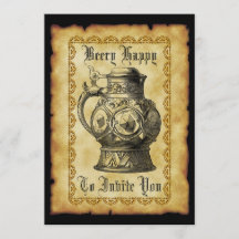 ビアリー ハッピー ビア パーティ アンティーク メディーバル ヴィンテージ