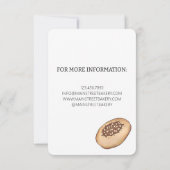 ビアリー・ブレッドメイキング・ユダヤ・ベーカリー・クッキング・ワークショップ 招待状 (裏面)