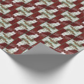 ビアンカのメイン・クーンクリスマス・キャット/キットン ラッピングペーパー (角)