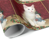 ビアンカのメイン・クーンクリスマス – Cat Christmas ラッピングペーパー (ロールコーナー)