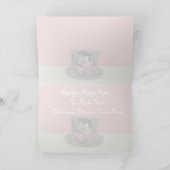 ビアンカの魔法ハットメーンクーンキャットクリスマスカード シーズンカード (内部)