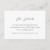 ビアンカエレガントウェディング エンクロージャーカード (正面)