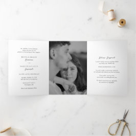 ビアンカエレガントウェディング 三つ折り招待状