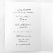 ビアンカエレガントウェディング 三つ折り招待状 (内部最初)