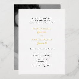 ビアンカエレガントウェディング 箔招待状