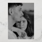 ビアンカエレガントウェディング 箔招待状 (裏面)