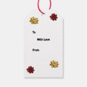 ビアンカズメーンクーンクリスマスキャットギフトラベル ギフトタグ (裏面)