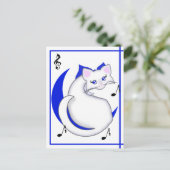 ビアンカ漫画子猫サンザブルースはがき ポストカード (スタンド正面)