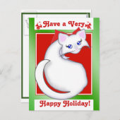 ビアンカ漫画子猫ホリデー!ポストカード シーズンポストカード (正面/裏面)