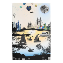 ビアンコ・ネロ・エコリ メタルプリント