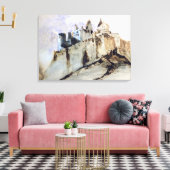 ビアンデンのシャトー, 1871 キャンバスプリント (インサイチュ (リビング))