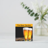 ビアーガーデンバーアンドレストラン スクエア名刺 (スタンド正面)