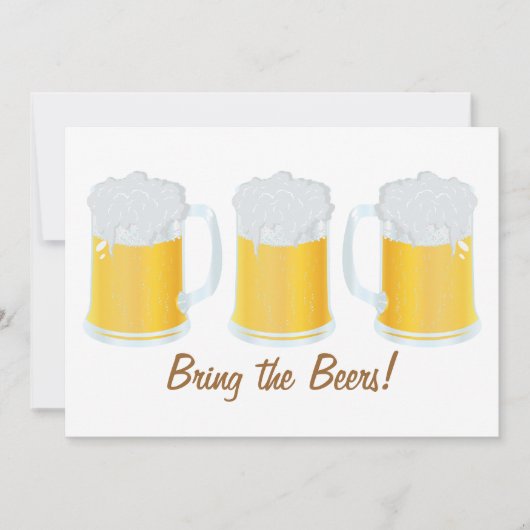 ビアーズビアフェストパーティー招待状 招待状 (正面)