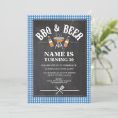 ビアーズ&応援ズBBQバースデーパーティーANY AGE招待状 招待状 (スタンド正面)