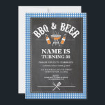 ビアーズ&応援ズBBQバースデーパーティーANY AGE招待状 招待状<br><div class="desc">チャル素朴クボードbbqとビールの誕生日パーティー招待状デザイン何歳の誕生日パーティーにも最適。単に文字を変更してパーティーをバックプリントを含む</div>
