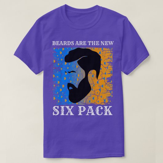 ビアードは新しい6つのパック23 Tシャツ (デザイン正面)