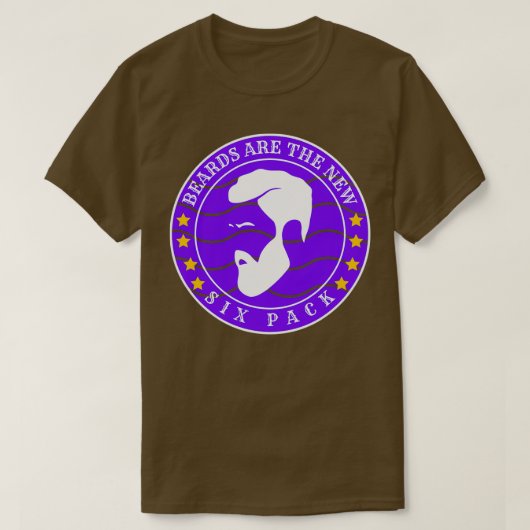 ビアードは新しい6つのパック32 Tシャツ (デザイン正面)