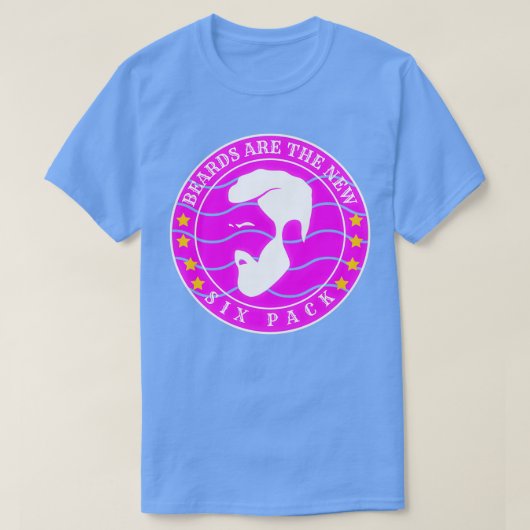 ビアードは新しい6つのパック53 Tシャツ (デザイン正面)