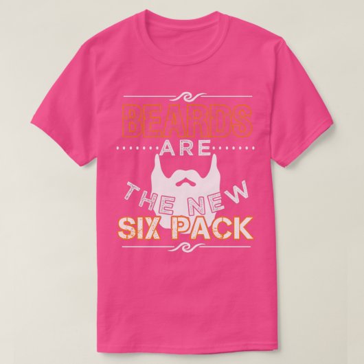 ビアードは新しい6つのパック65 Tシャツ (デザイン正面)
