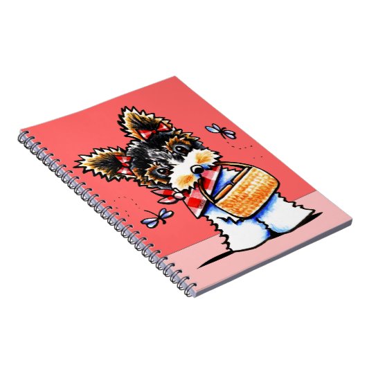 ビアーヨークシャーテリアピクニックタイム ノートブック (右側)