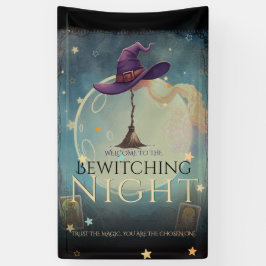 ビウィッチンナイトミスティックハローウィンパーティバナー 横断幕