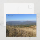 ビェシャディ山脈の秋 ポストカード (正面/裏面)