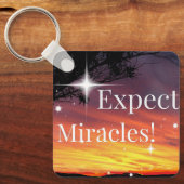 ビェルミラクルスパークルサンセット感動的引用文 キーホルダー (正面)