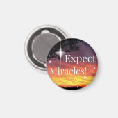 ビェルミラクルスパークルサンセット感動的引用文 マグネット (正面/裏面)