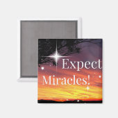 ビェルミラクルスパークルサンセット感動的引用文 マグネット (正面/裏面)