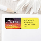 ビェルミラクルスパークルサンセット感動的引用文 ラベル (インサイチュ)