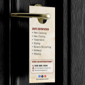 ビエエレガントゲ美容師サロンメイクアップワクシング ドアノブサイン