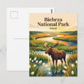 ビエブジャ国立公園 ポーランド ポストカード (正面/裏面)