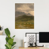 ビエルシュタットの幌馬車(0101A) ポスター (ホームオフィス)