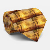 ビエルシュタットアルバートサンセットオンザマウンテン ネクタイ (ロール)