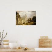 ビエルシュタットアルバートマーセドリバーヨセミテバレー ポスター (キッチン)