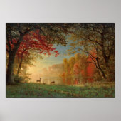 ビエルシュタットサンセットディアレイク絵画ズ ポスター (正面)