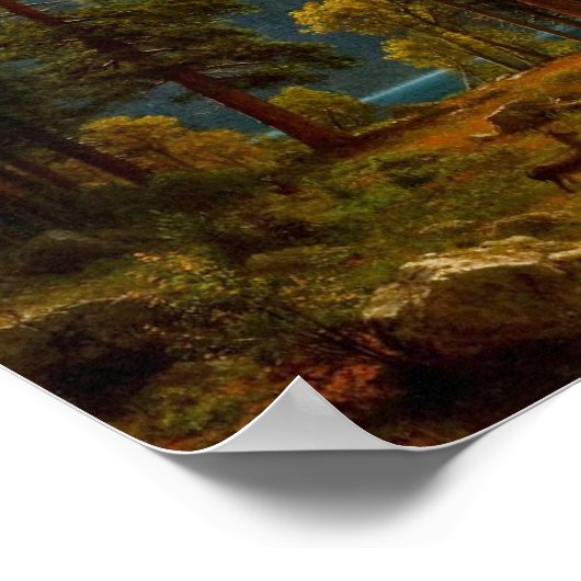 ビエルシュタットシエラネバダ絵画ズ ポスター (角)