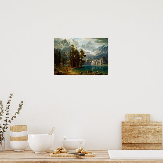 ビエルシュタットシエラネバダ絵画ズ ポスター (キッチン)