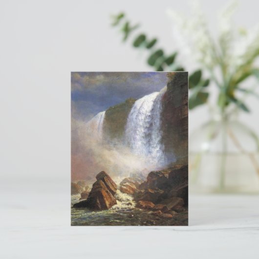 ビエルシュタットナイアガラ秋絵画ズ ポストカード (スタンド正面)