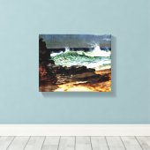 ビエルシュタットビーチアットナッソー キャンバスプリント (インサイチュ (ウッドフロア))