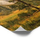 ビエルシュタットブライダルヴェイル滝ヨセミテバレー ポスター (角)