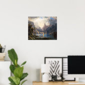 ビエルシュタットレイクタホポスター ポスター (ホームオフィス)