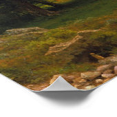 ビエルシュタットロッキーマウンテンズランダーズピーク絵画ズ ポスター (角)