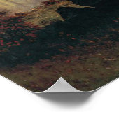 ビエルシュタットロッキーマウンテン絵画ランドスケーズ ポスター (角)